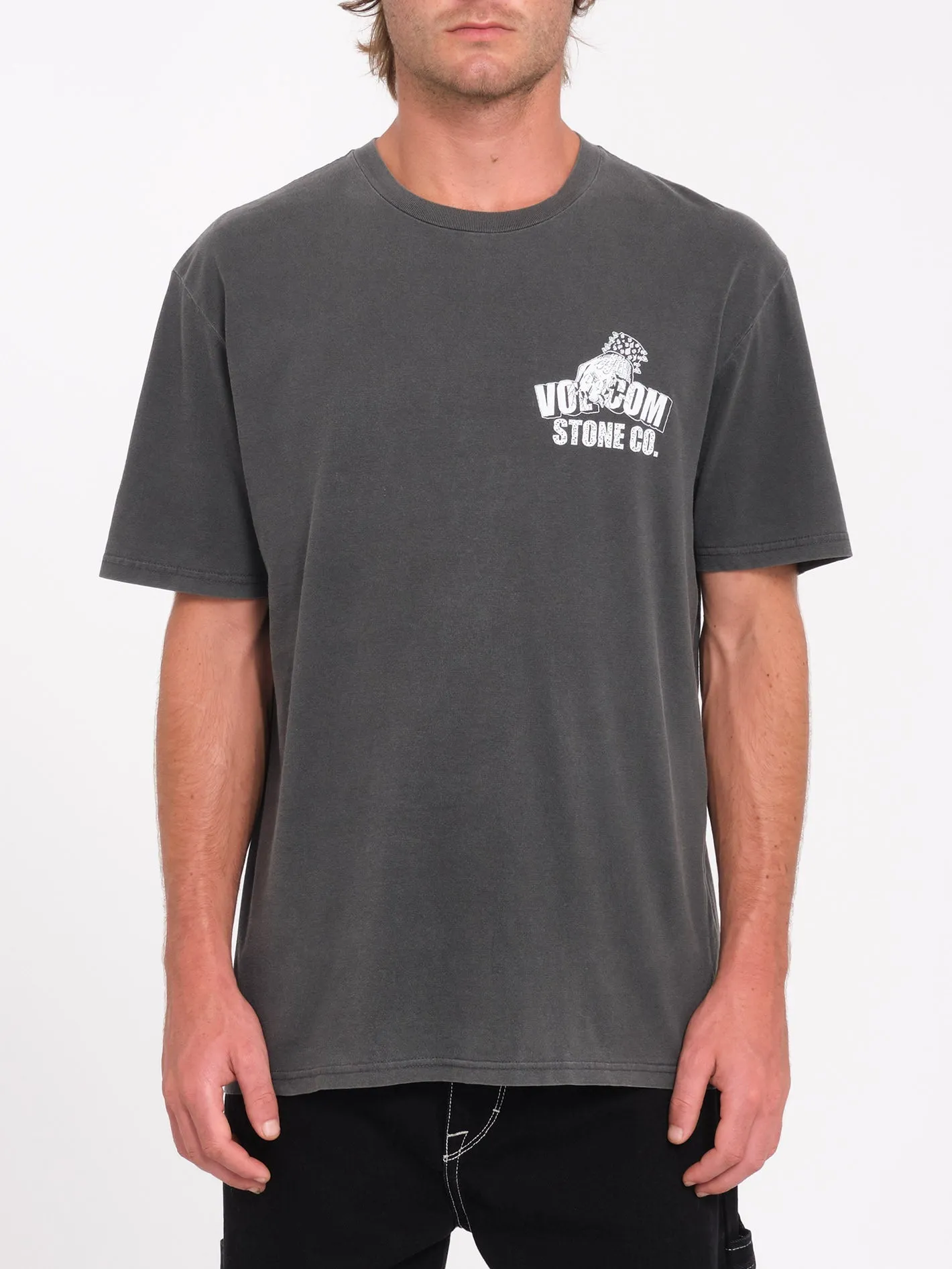 T-shirt Stone Force Co - BLACK