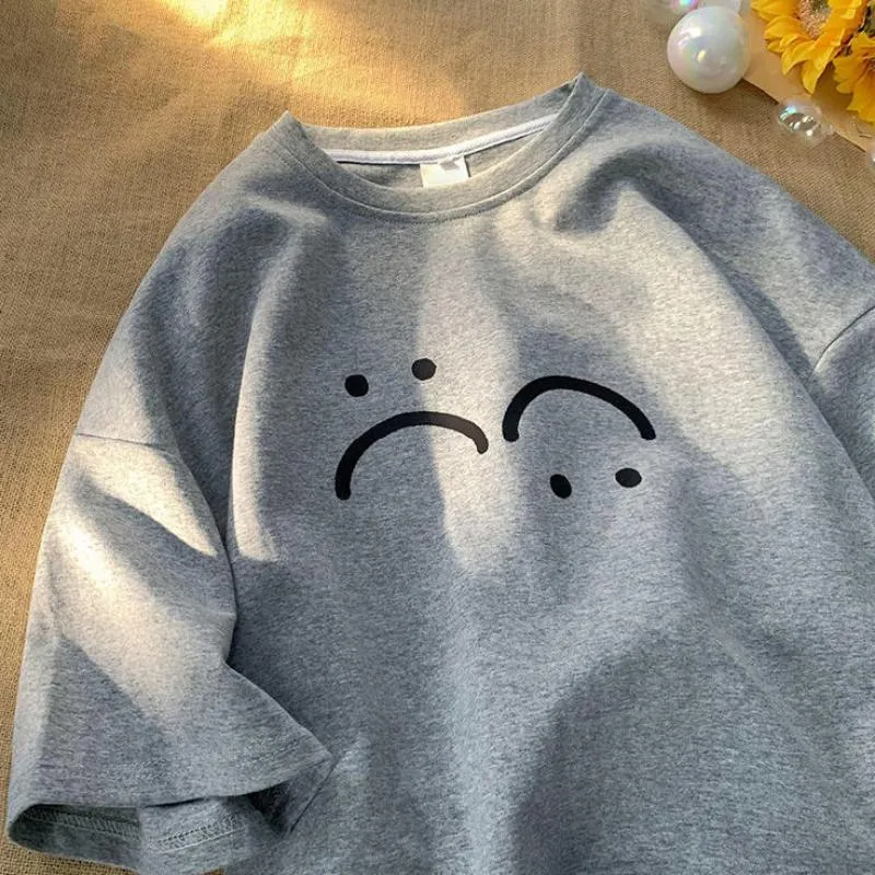 T-shirt vintage imprimé Smiley