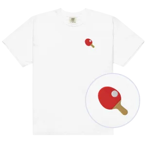 Table Tennis Embroidered Premium T-Shirt