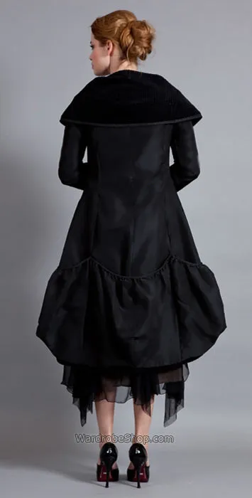 Taffeta Bubbled Jacket in Black by Nataya - SOLD OUT