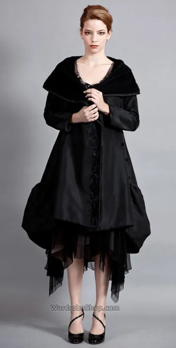 Taffeta Bubbled Jacket in Black by Nataya - SOLD OUT