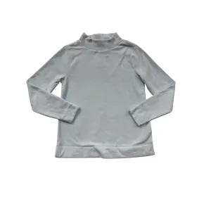 Talbots Light Blue Fleece Turtleneck Pullover #6112