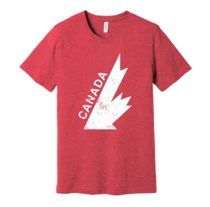 Team Canada 1970s-80s Distressed Logo - Canadian Sports Team Shirt - Celebrate Olympic Hockey Heritage and History - Hyper Than Hype Shirts