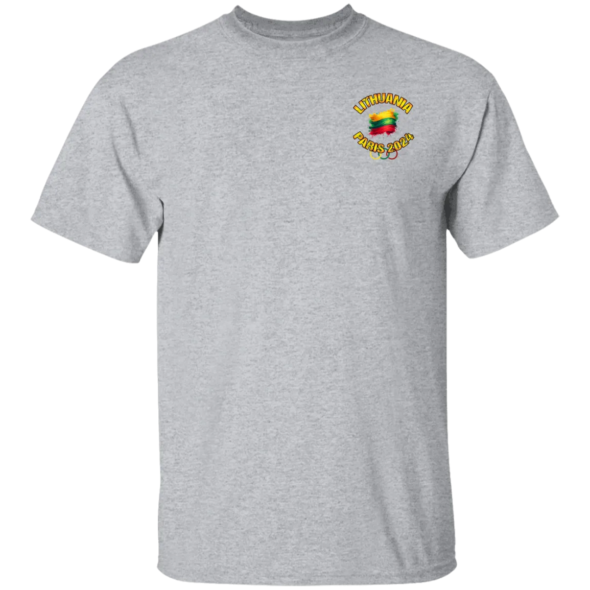 Team Lithuania 2024 Olympics  - Men's Classic Short Sleeve T-Shirt