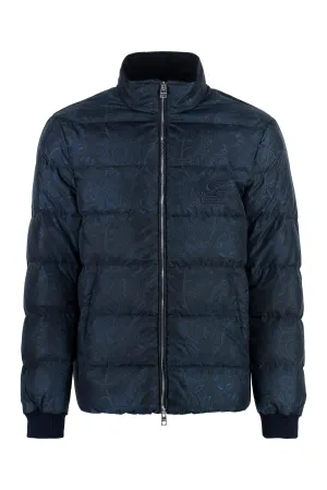Techno-nylon down jacket