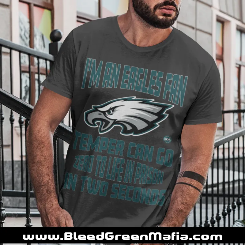 Temper Can Go Zero To Life In Prison Unisex T-Shirt | www.BleedGreenMafia.com