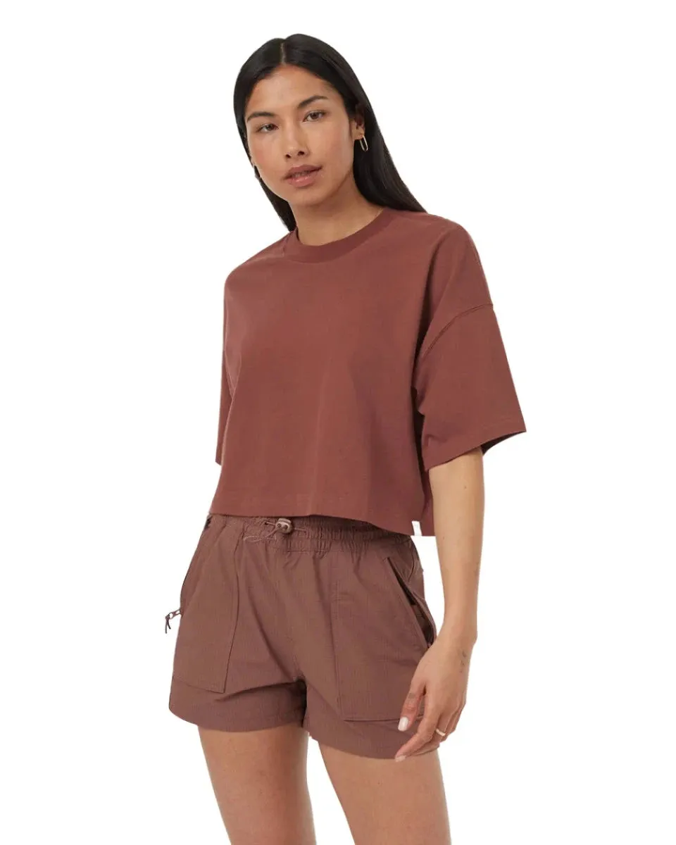 Tentree T-Shirts - Women's Regenerative Cotton Oversized Crop