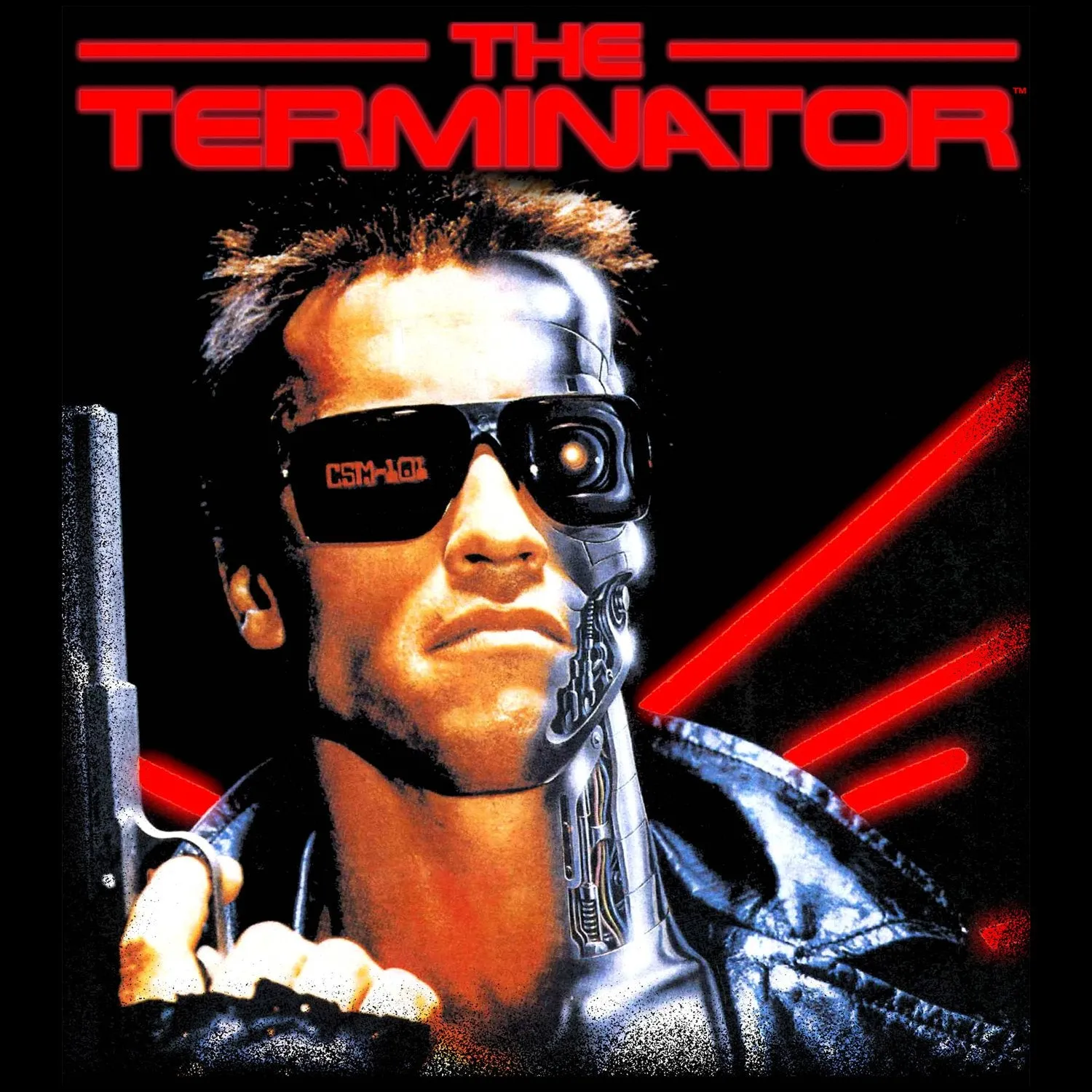 Terminator Classic Movie Poster Official Women's T-shirt (Black)