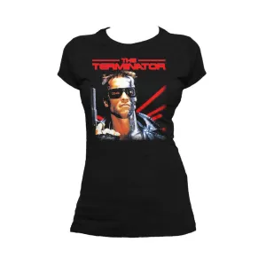 Terminator Classic Movie Poster Official Women's T-shirt (Black)