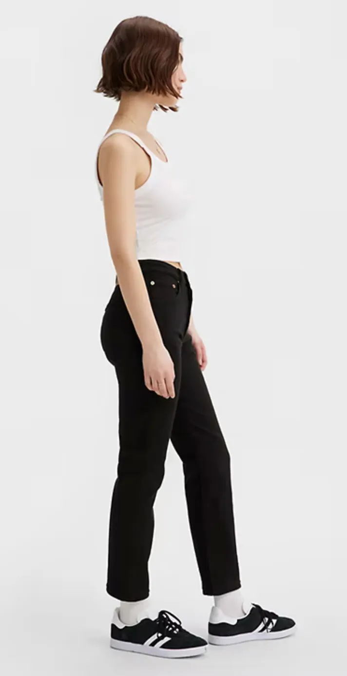 The 501 Original Cropped Jeans by Levi's - Black