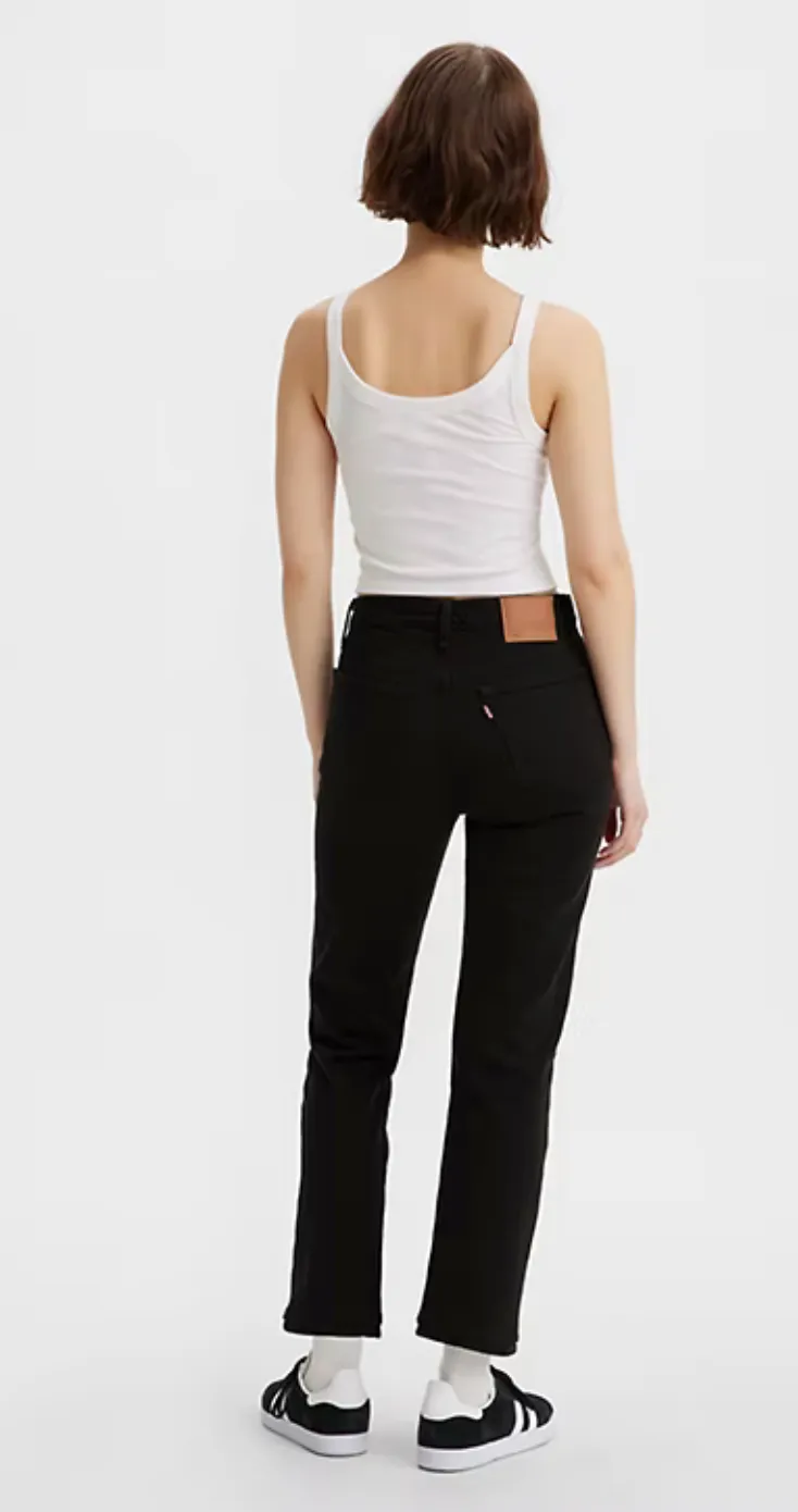 The 501 Original Cropped Jeans by Levi's - Black