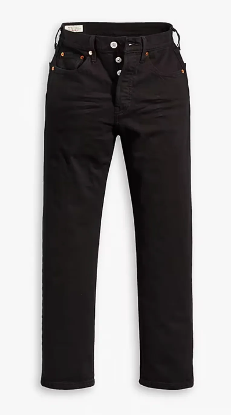 The 501 Original Cropped Jeans by Levi's - Black