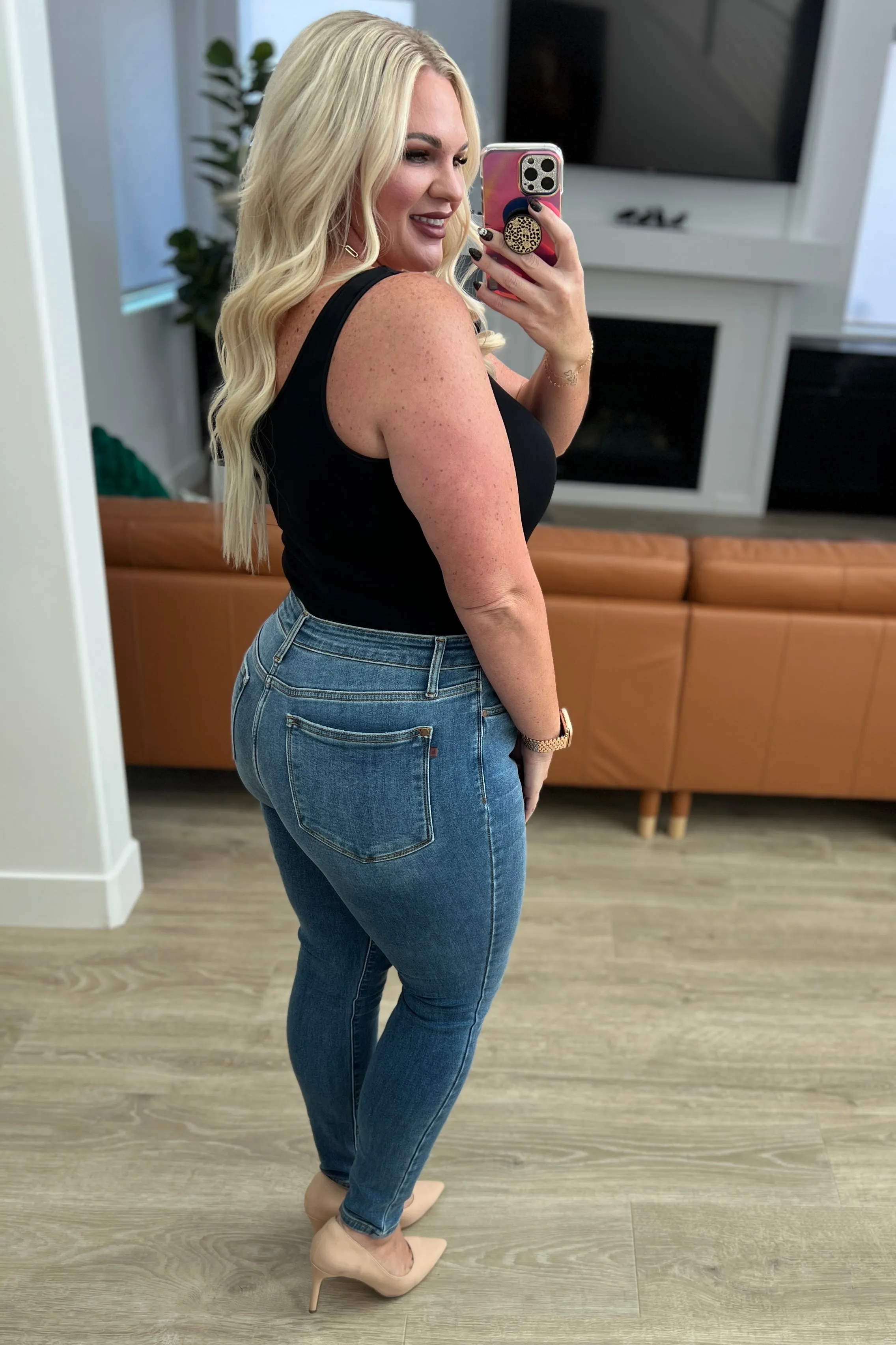 The Brandie- Thermal Skinny Judy Blue Jeans