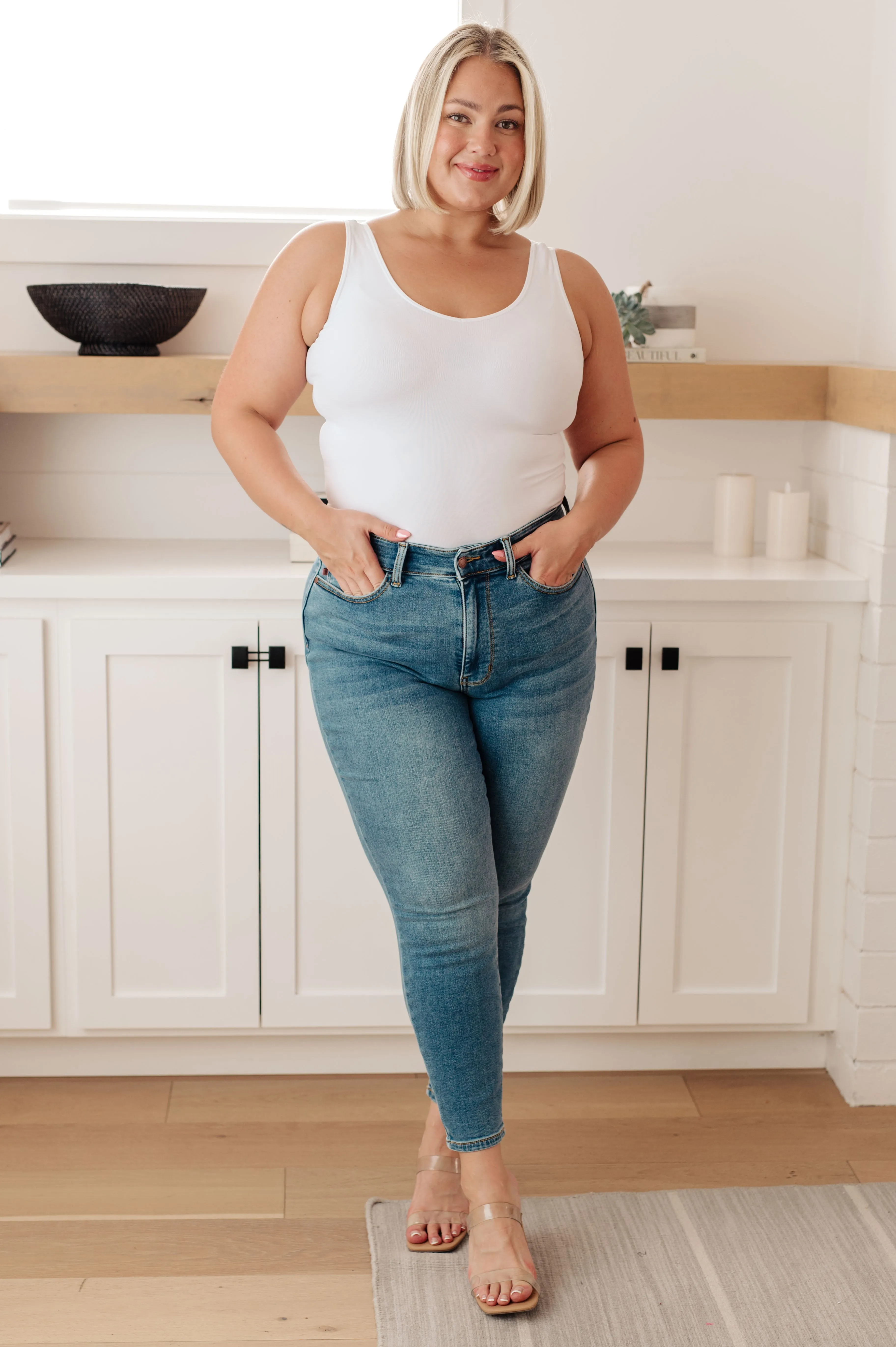 The Brandie- Thermal Skinny Judy Blue Jeans