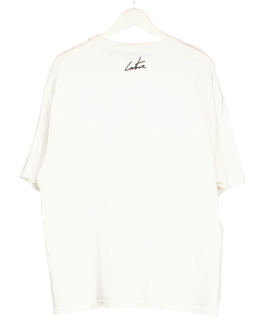 The Couture Club White Oversized T-shirt UK XXL
