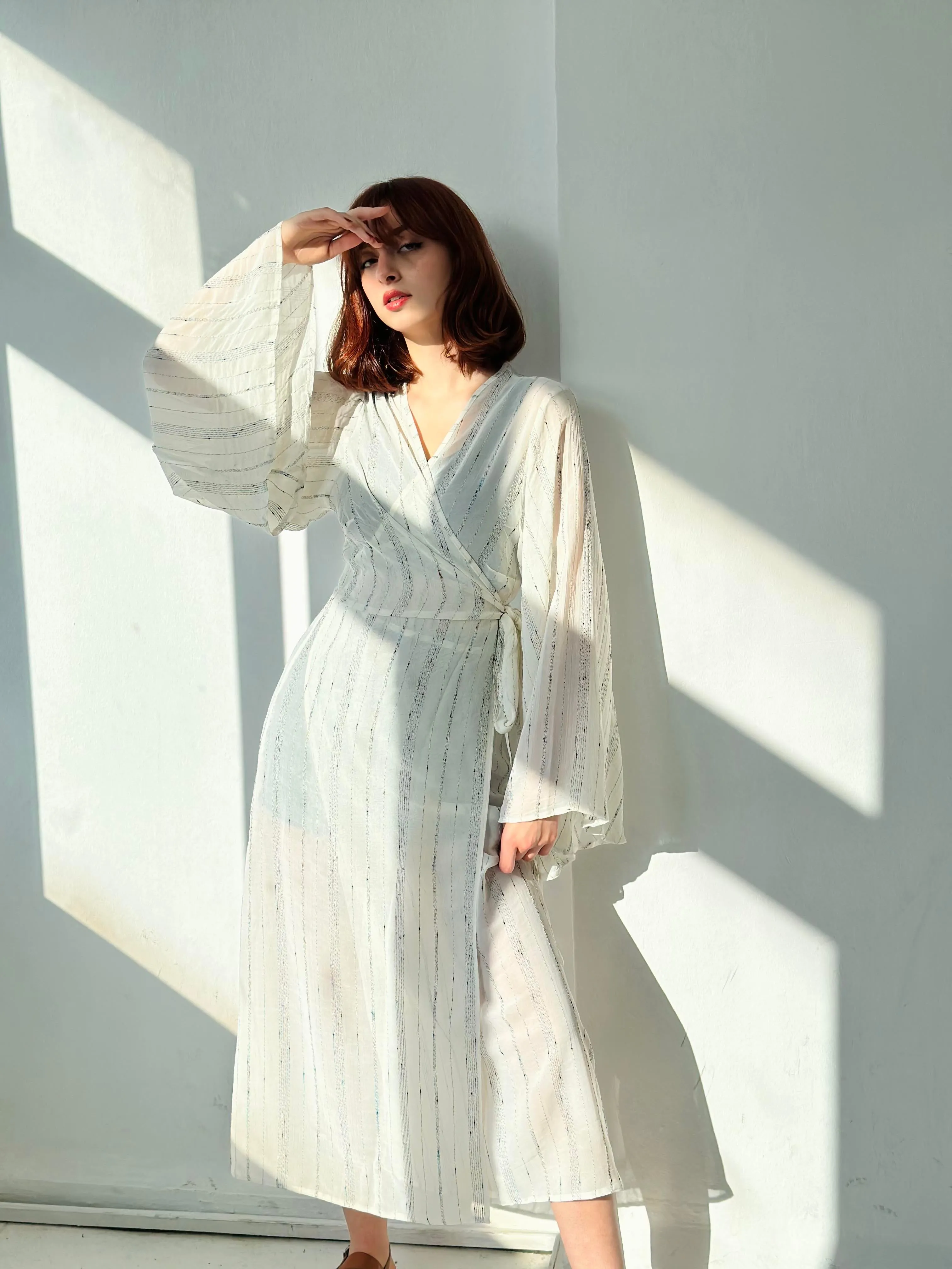 The Kai Kimono Dress White
