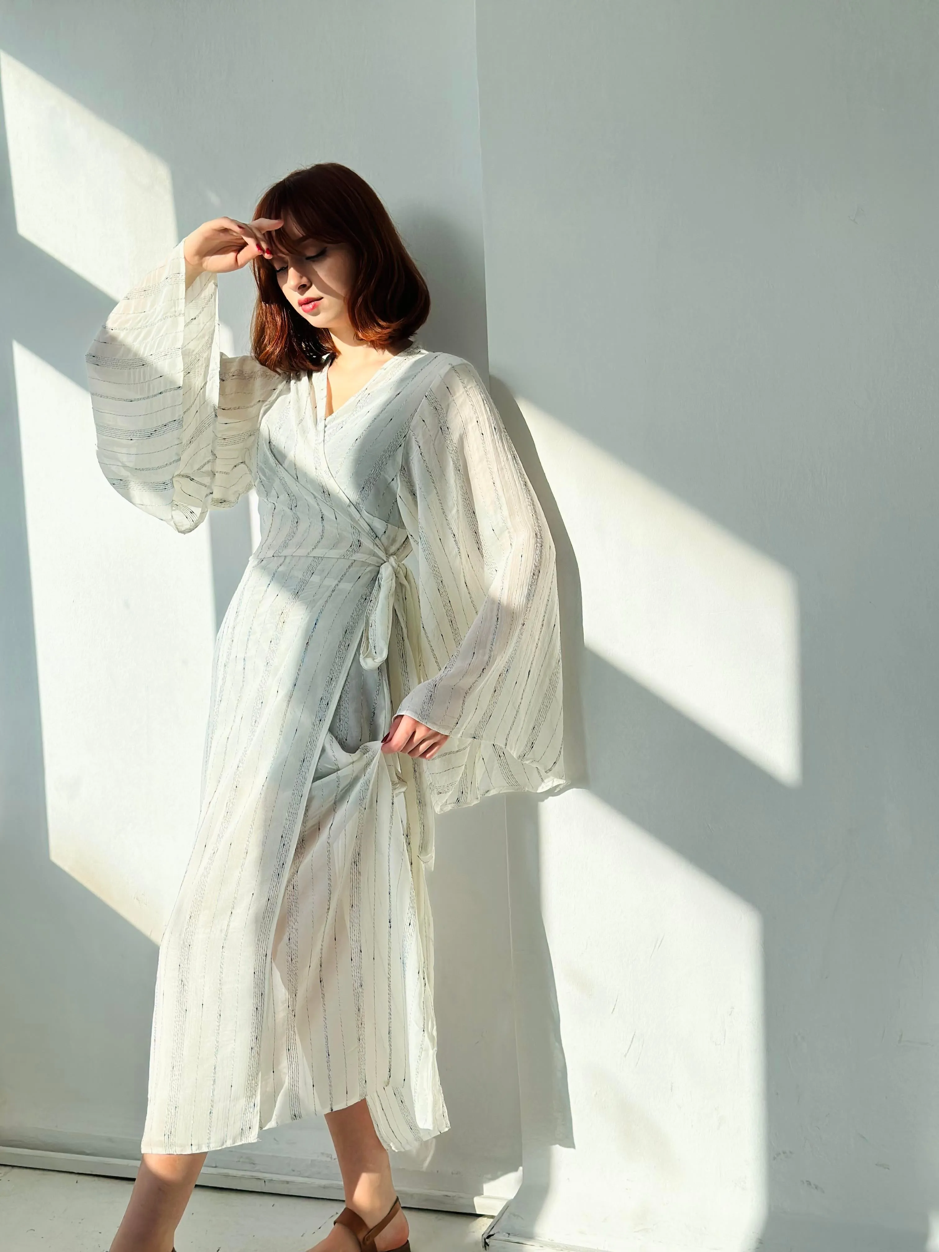 The Kai Kimono Dress White
