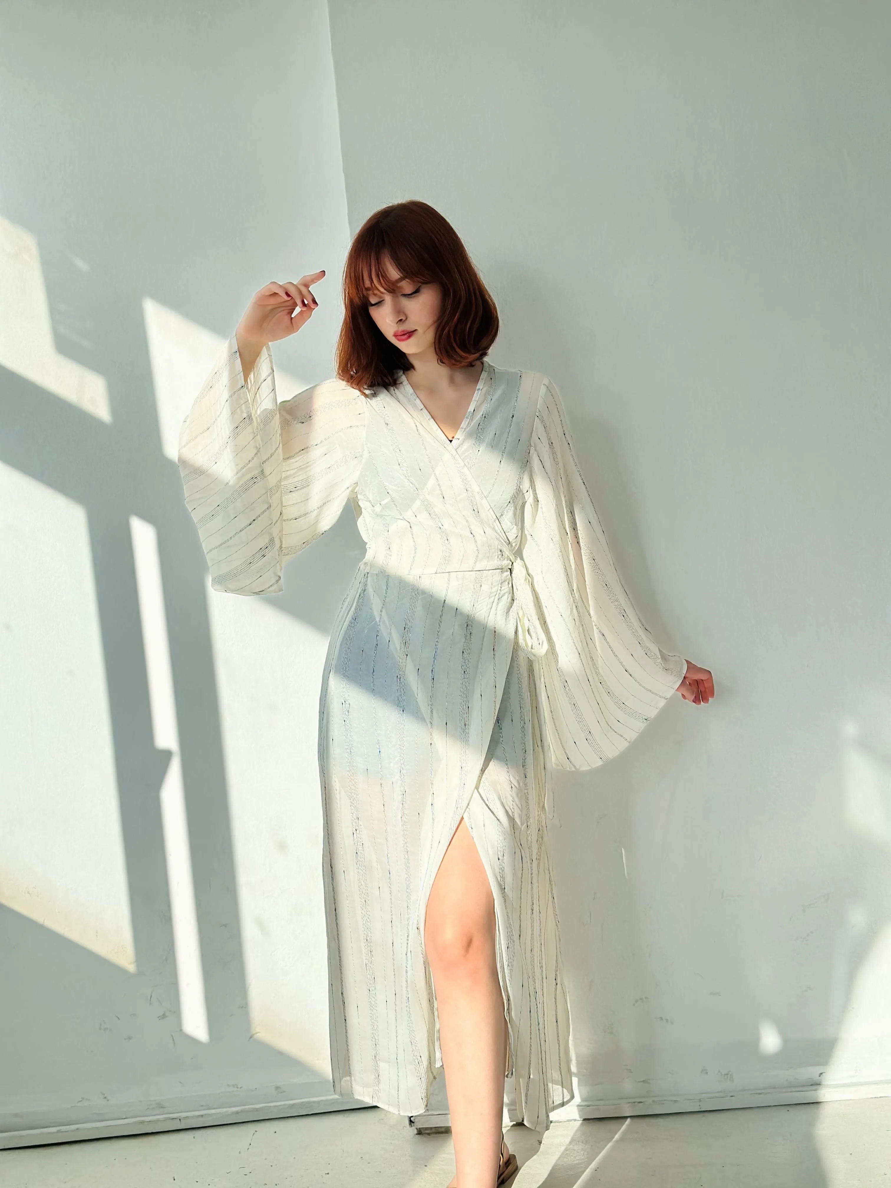 The Kai Kimono Dress White