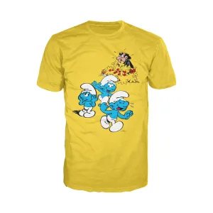 The Smurfs Group Smurfs Gargamel Official Men's T-Shirt (Yellow)