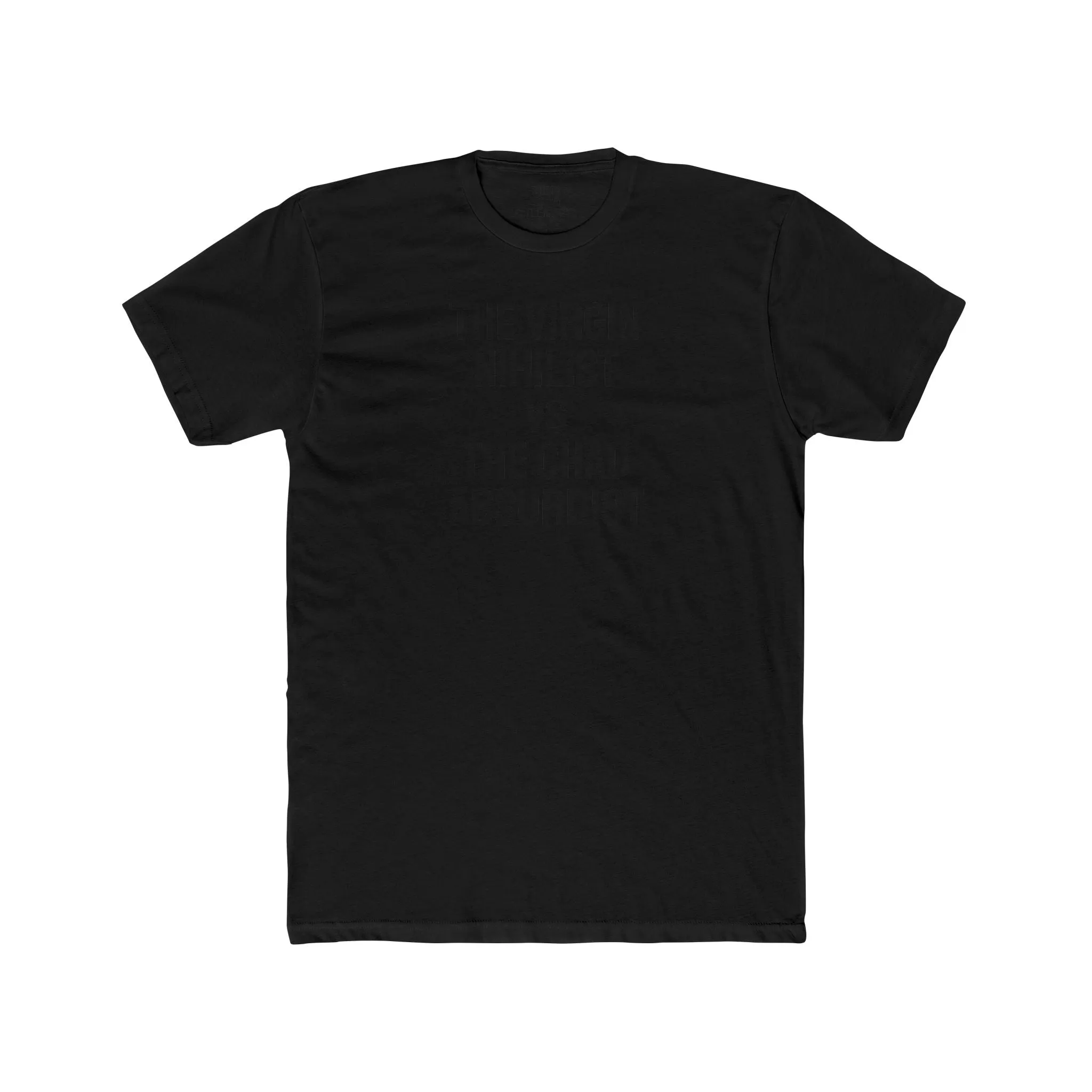 The Virgin Nihilist Vs The Chad Absurdist - Unisex Cotton Crew Tee