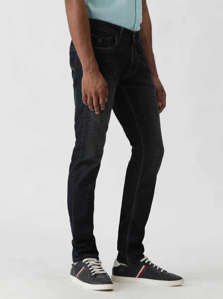 Tinted Blue Washed Slim Fit Jeans | Greenfibre