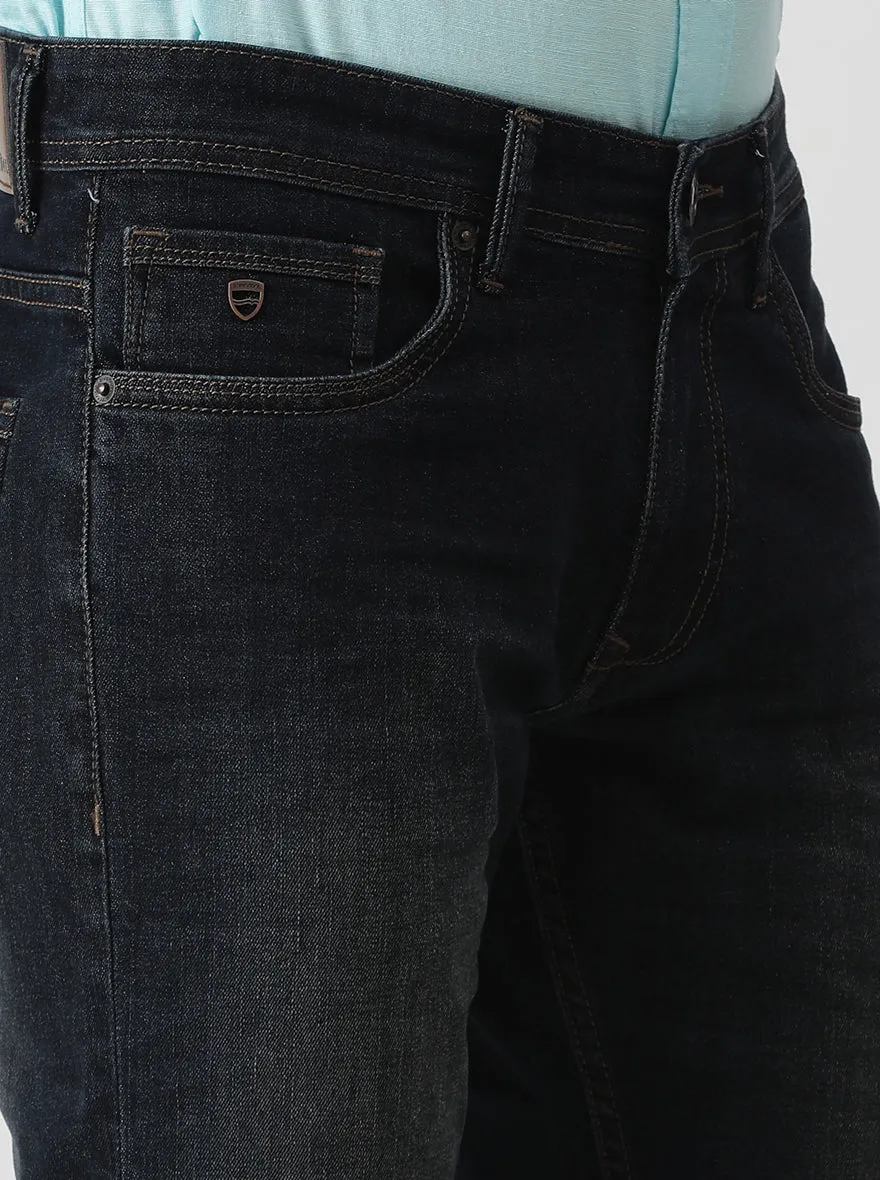 Tinted Blue Washed Slim Fit Jeans | Greenfibre