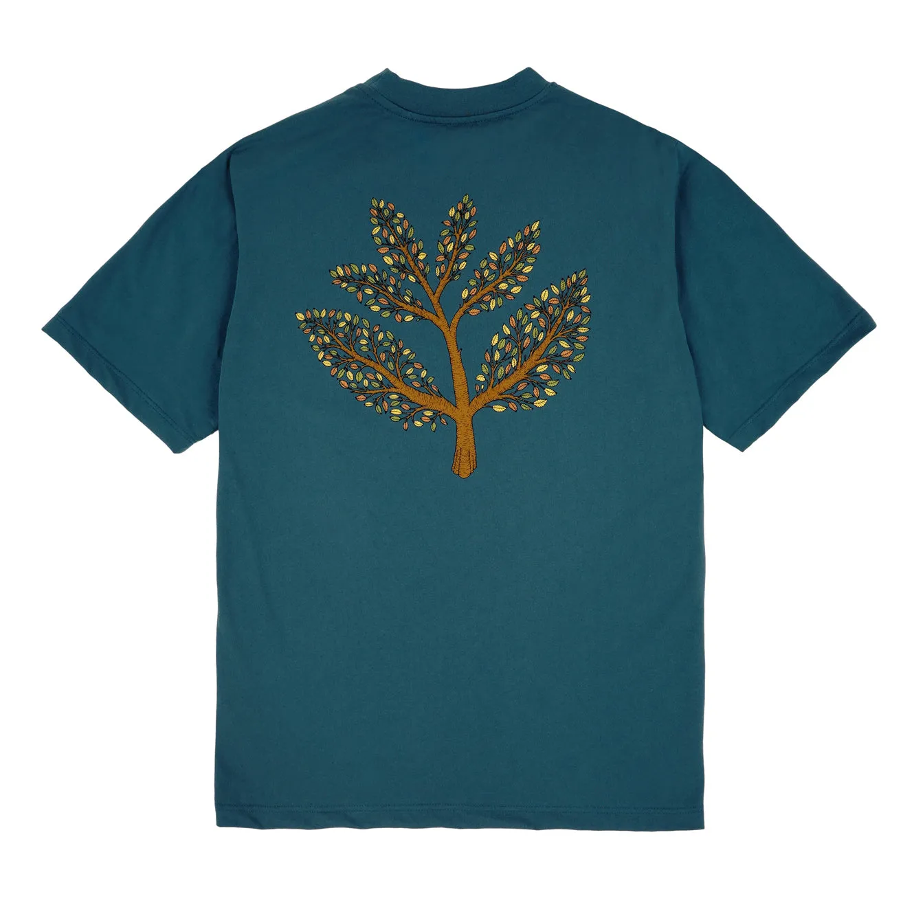 TREE PLANT TEE PETROL BLUE