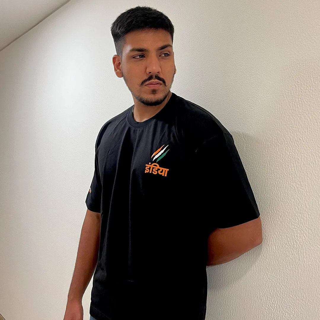 Tricolor Claw Oversized T-Shirt