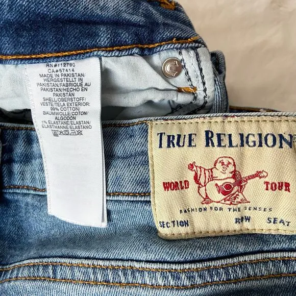 True Religion Stella Low Rise Skinny Jeans Size 27