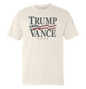 Trump Vance 2024 Vintage (Front): Ivory / M / Comfort Colors Tee