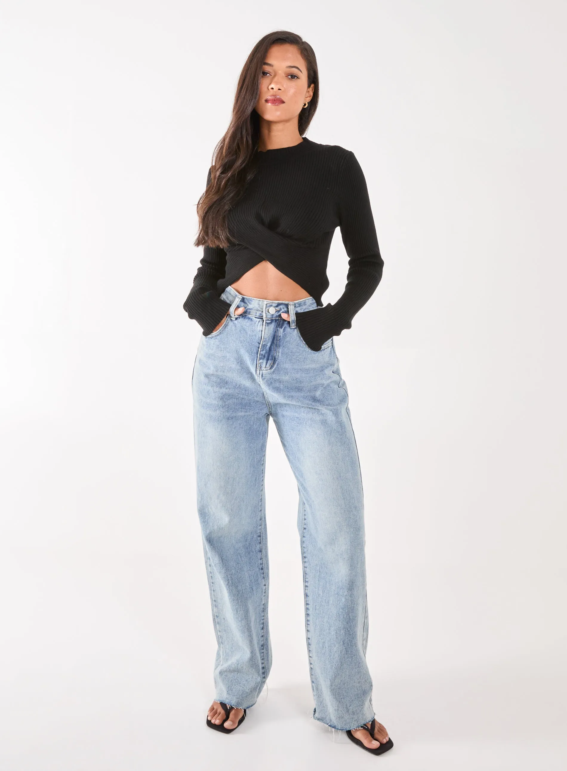Twist Front Jumper
