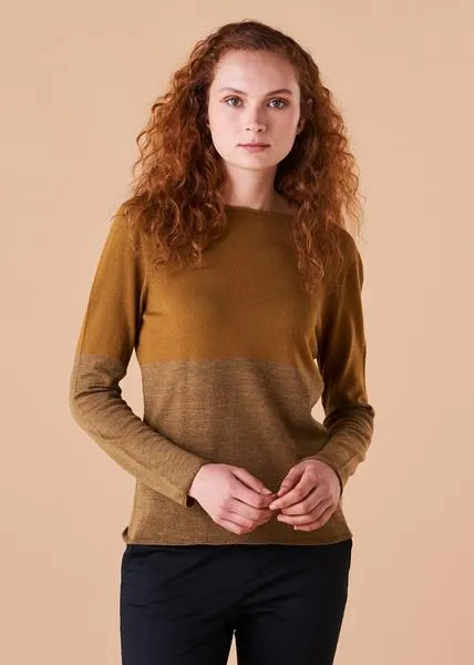 UIMI Harlow Merino Wool Top - Brass