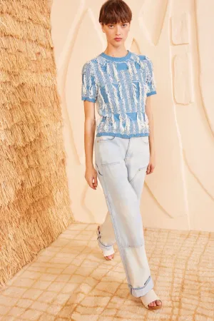 Ulla Johnson Rumi Top in Bluette