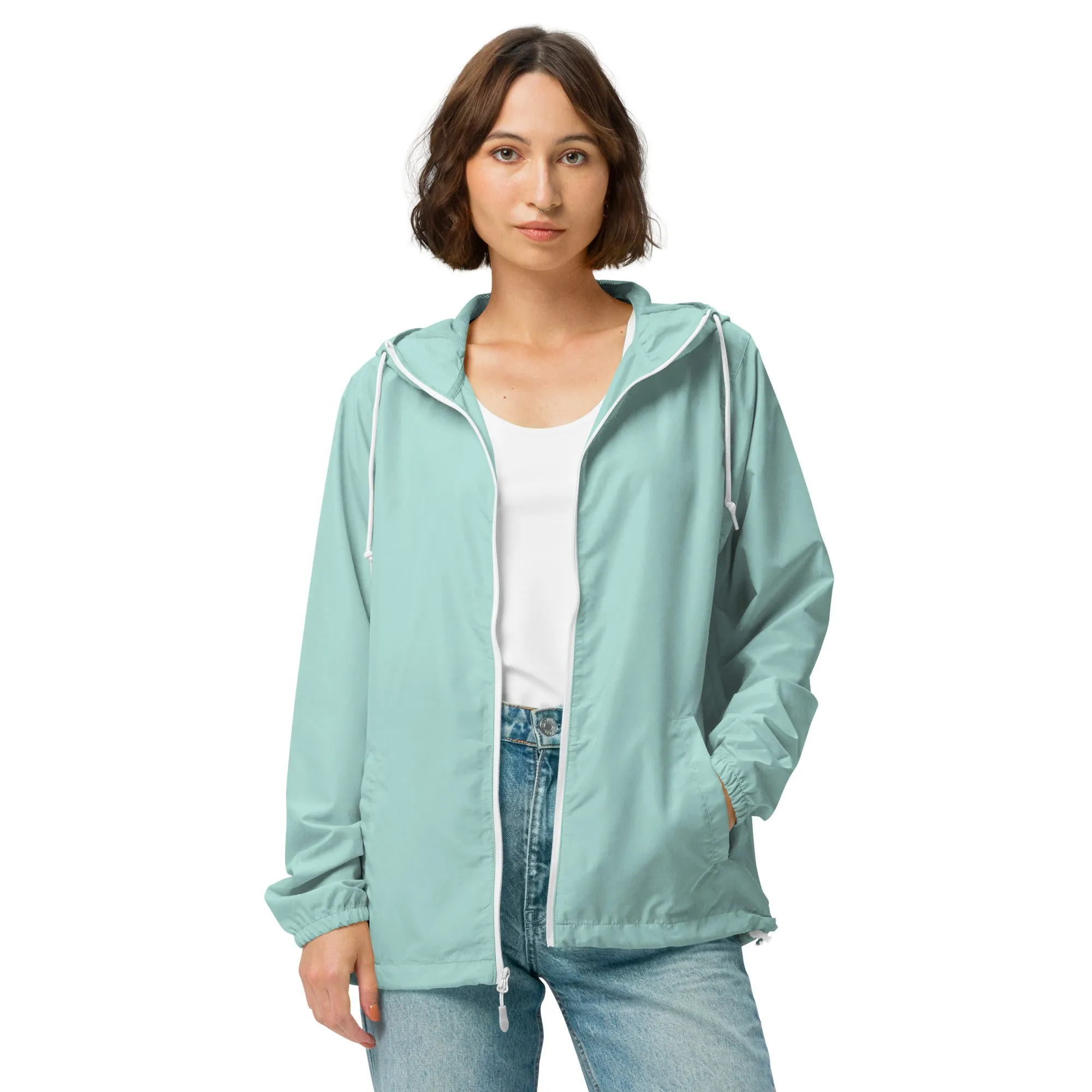 Unisex lightweight zip up windbreaker Adult Activewear
