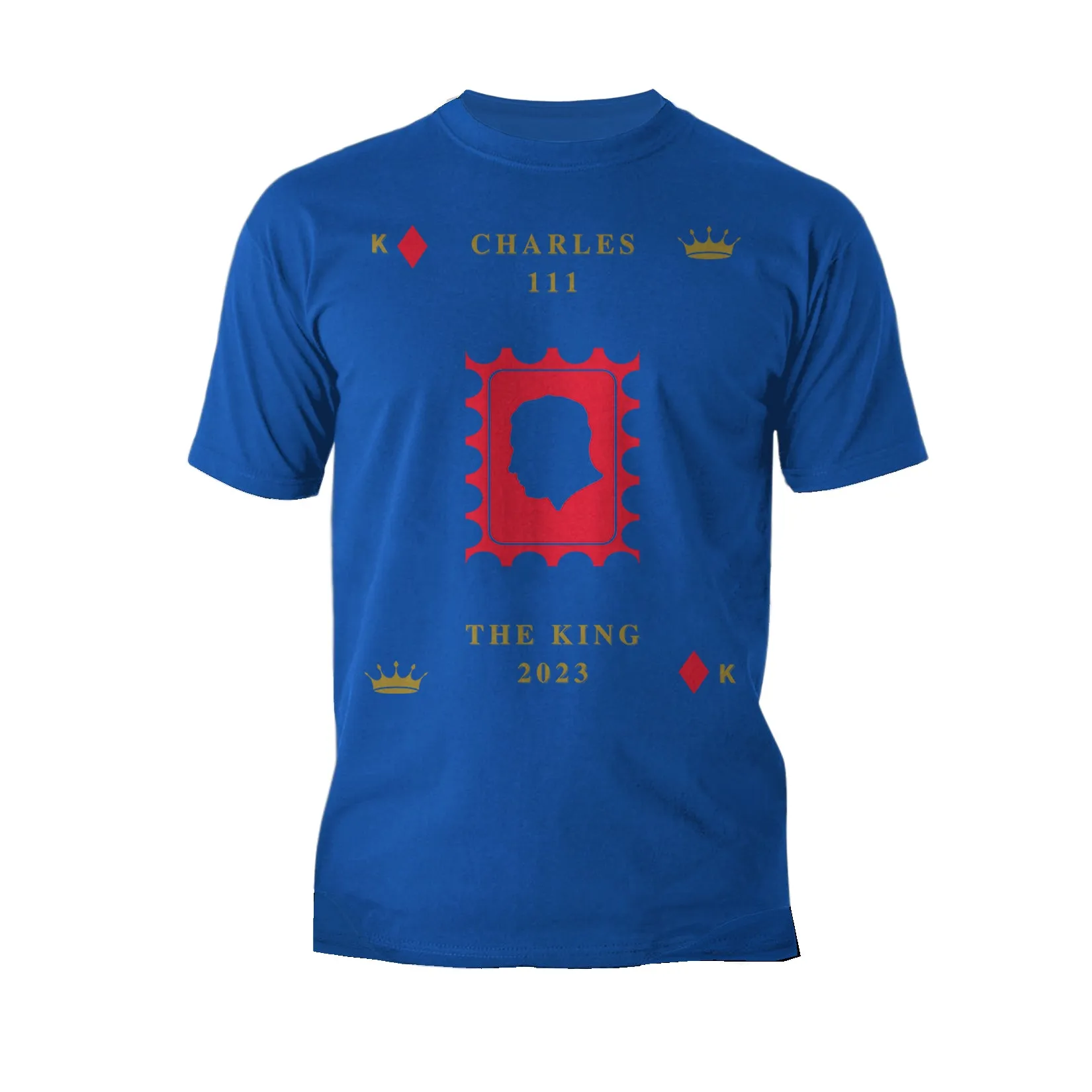 Urban Attitude Kings Coronation 2023 Stamp Silhouette Portrait Men's T-shirt