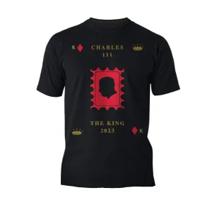 Urban Attitude Kings Coronation 2023 Stamp Silhouette Portrait Men's T-shirt