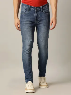 Urban Blue Washed Rider Fit Jeans | JadeBlue