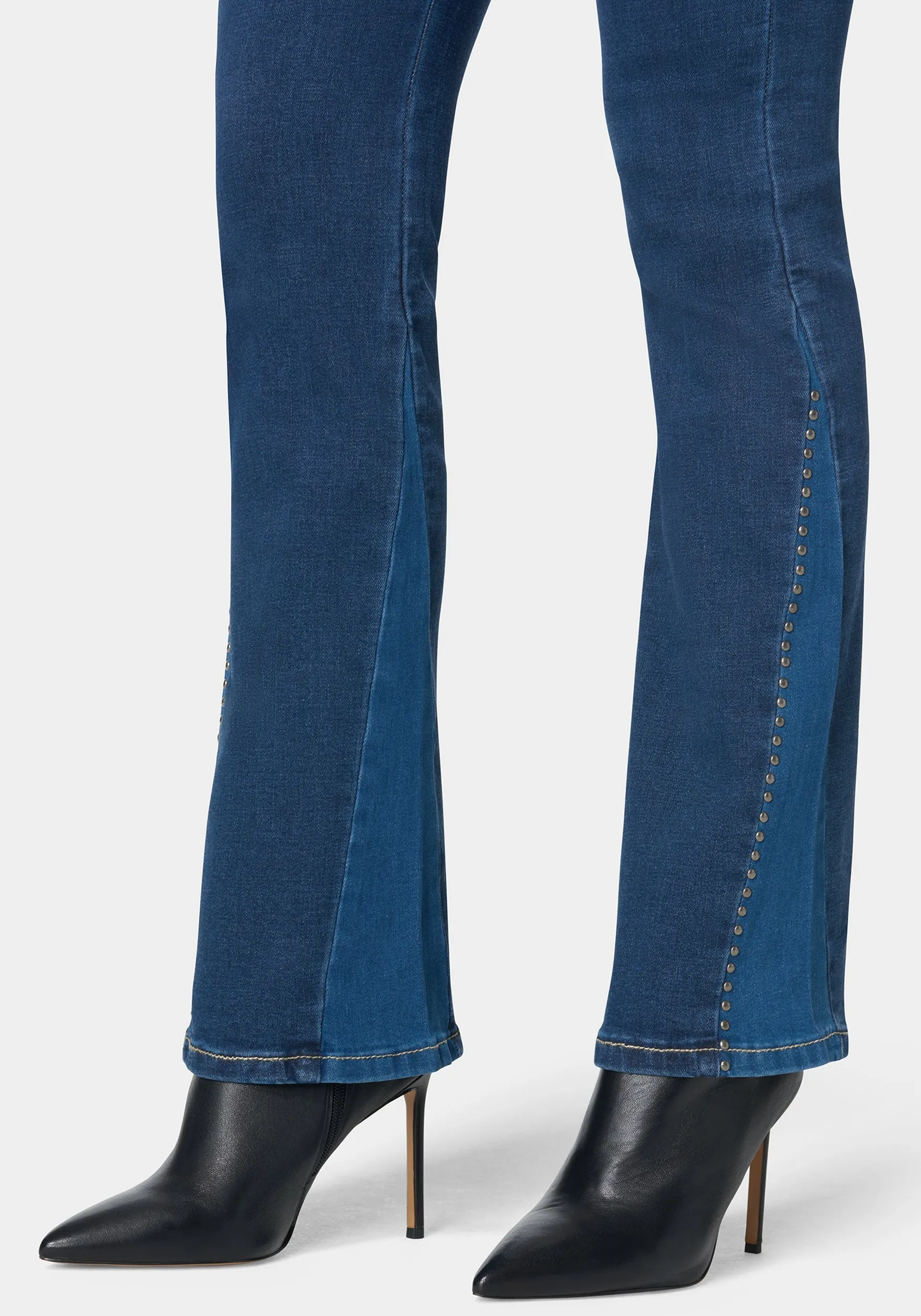 V Flare Jean With Rhinestones