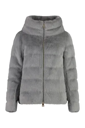Vegan fur jacket