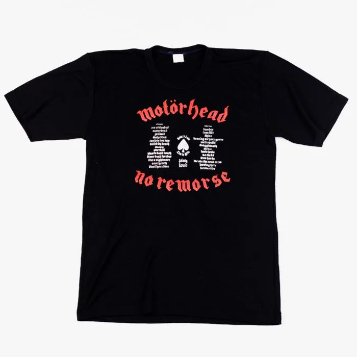 Vintage 1984 Motorhead No Remorse T-shirt