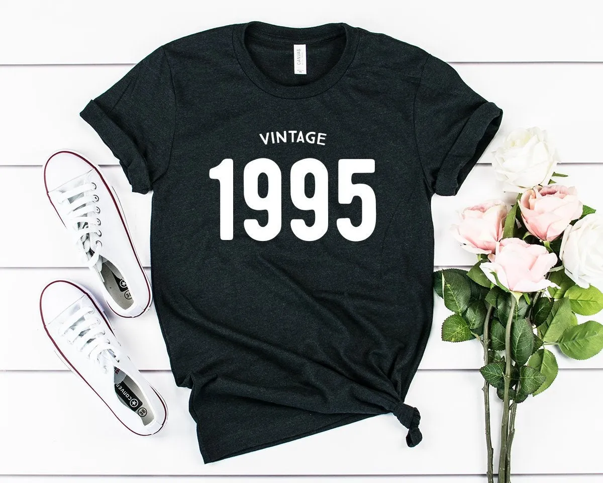 Vintage 1995 Women T-Shirt | 29th Birthday Party T-Shirt Cotton