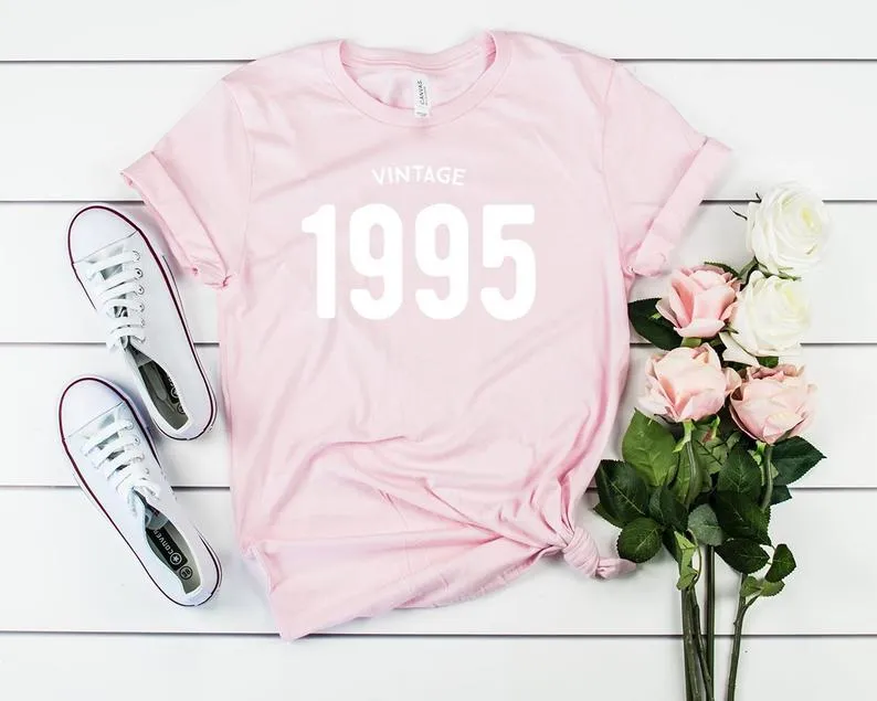 Vintage 1995 Women T-Shirt | 29th Birthday Party T-Shirt Cotton