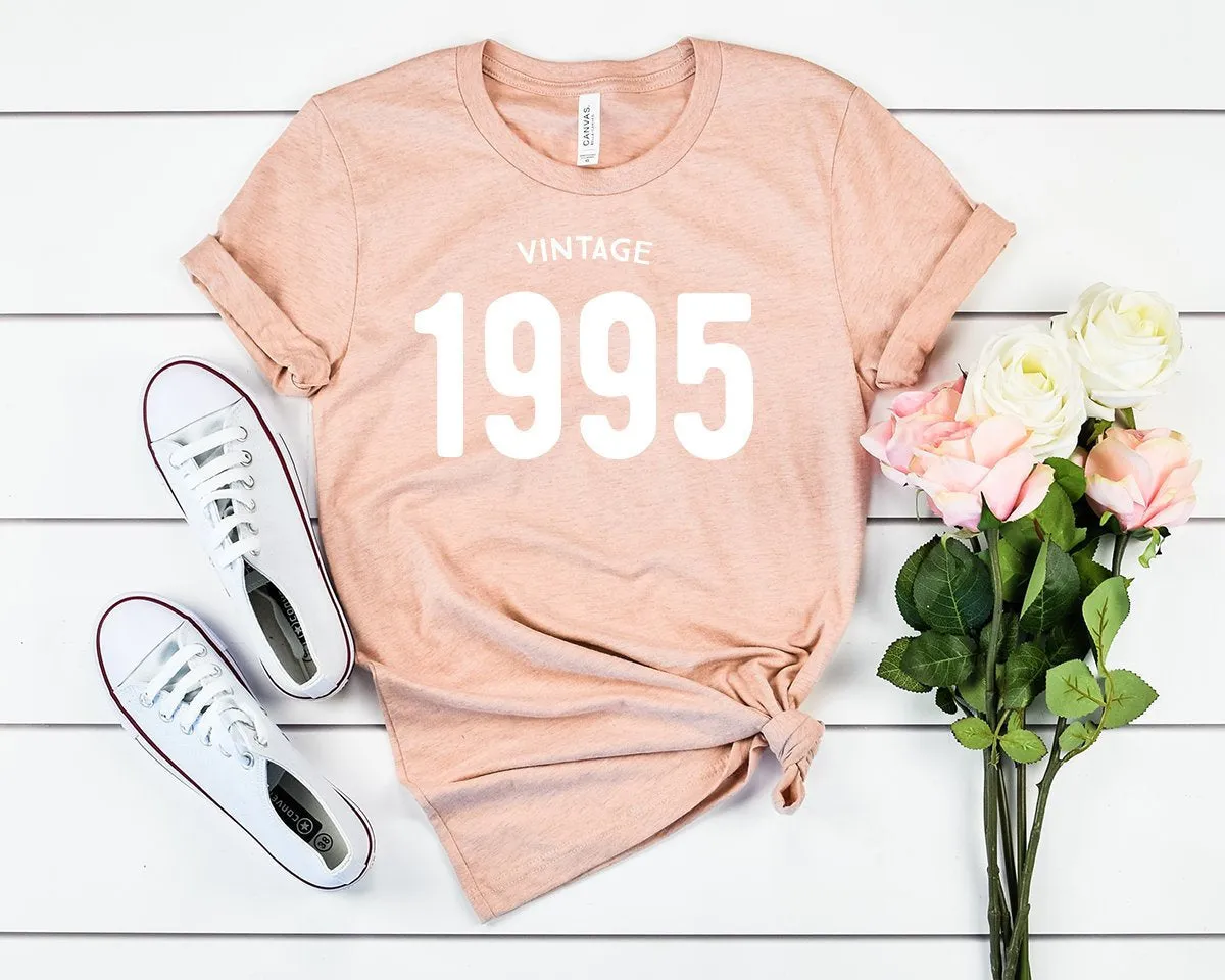 Vintage 1995 Women T-Shirt | 29th Birthday Party T-Shirt Cotton
