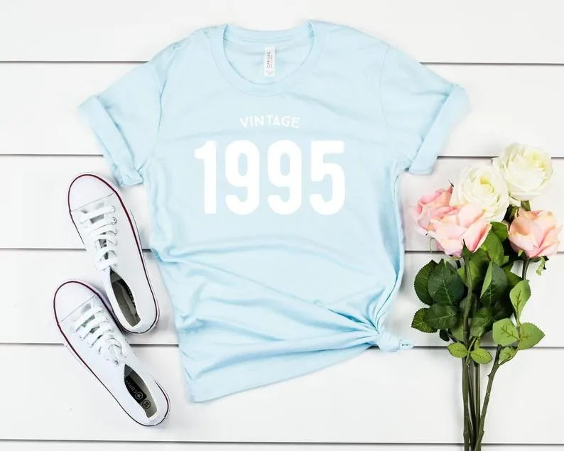 Vintage 1995 Women T-Shirt | 29th Birthday Party T-Shirt Cotton