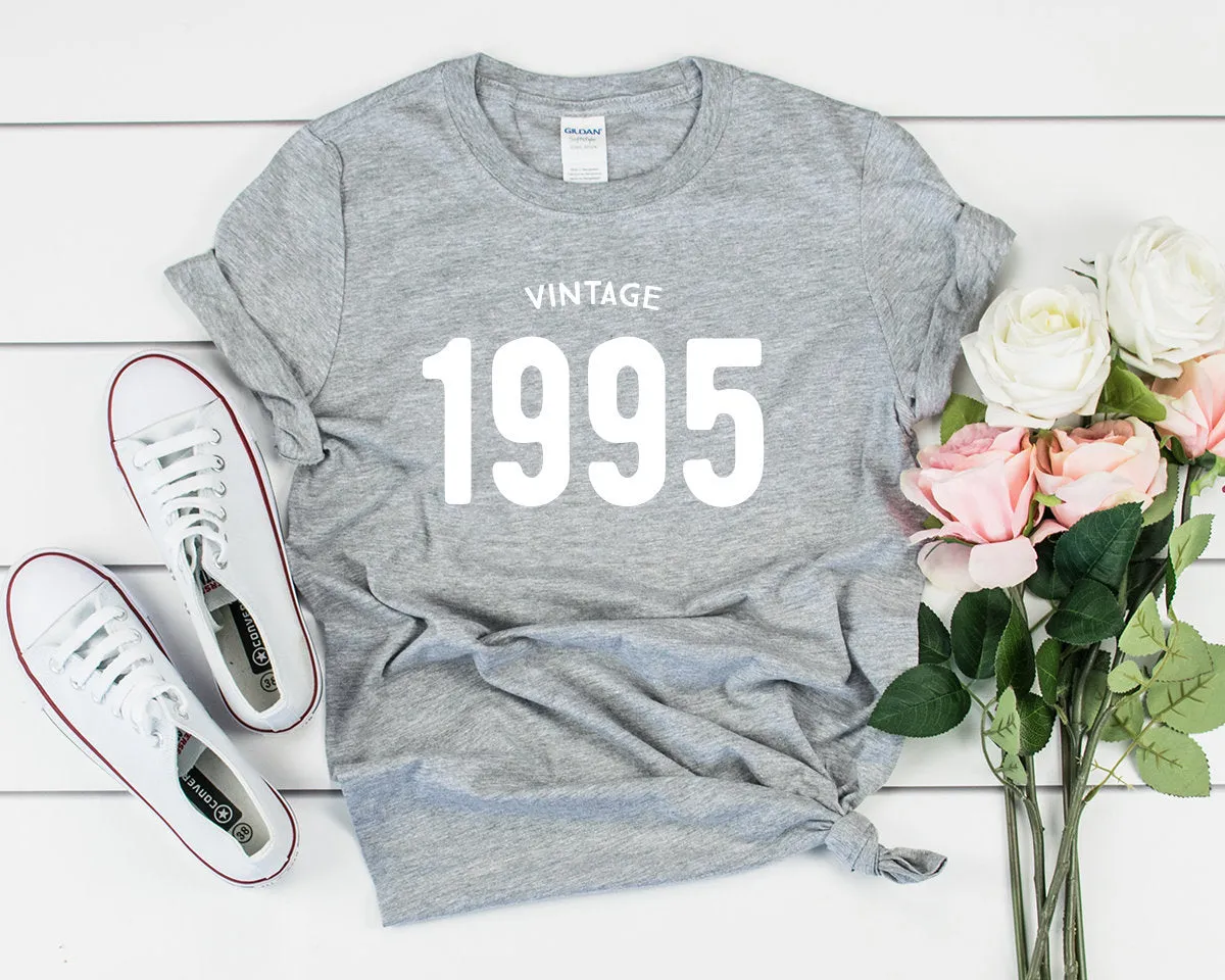 Vintage 1995 Women T-Shirt | 29th Birthday Party T-Shirt Cotton