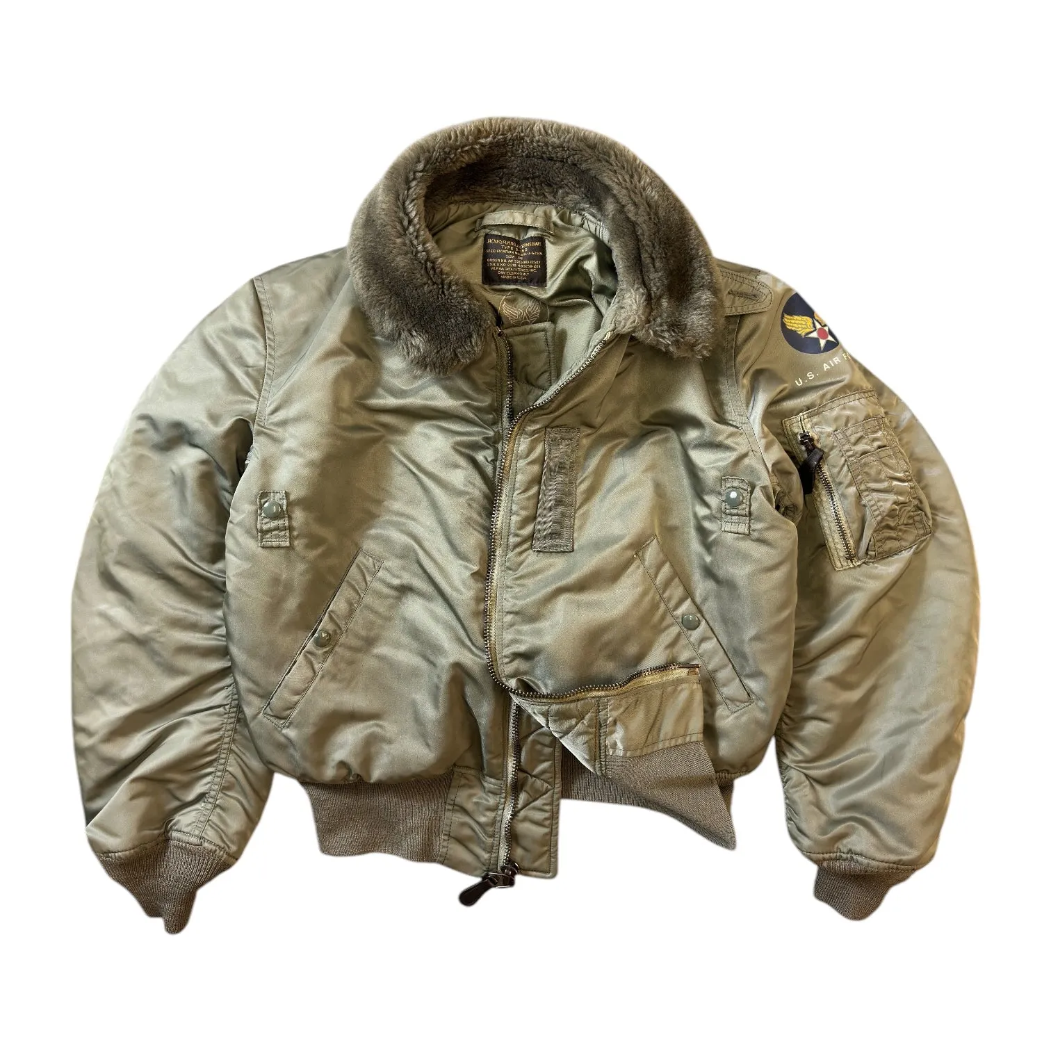 Vintage Alpha Industries B-15D USAF Flight Jacket