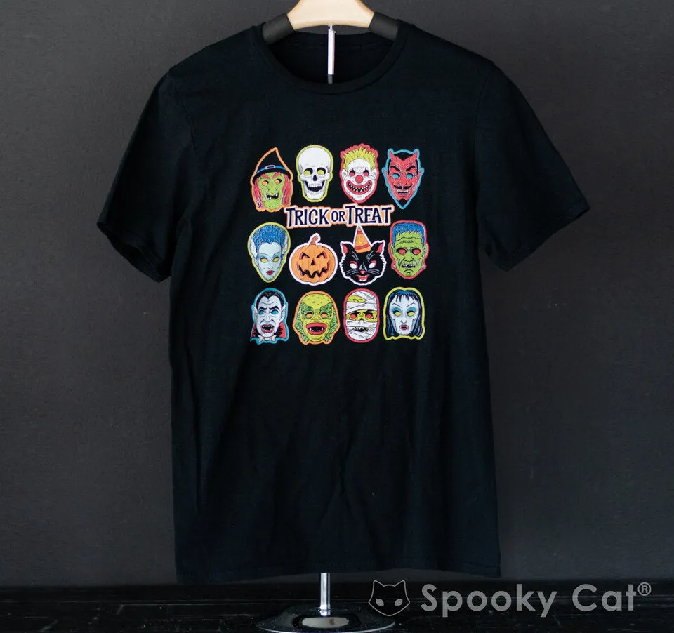 Vintage Halloween Masks T-Shirt