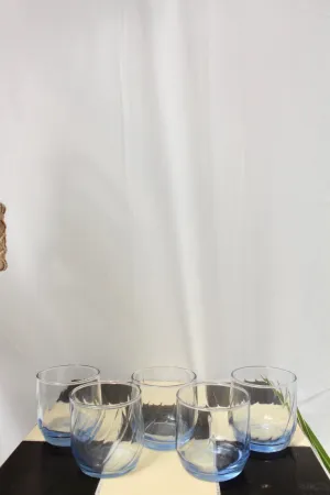 Vintage Sheer Cobalt Glasses (5)