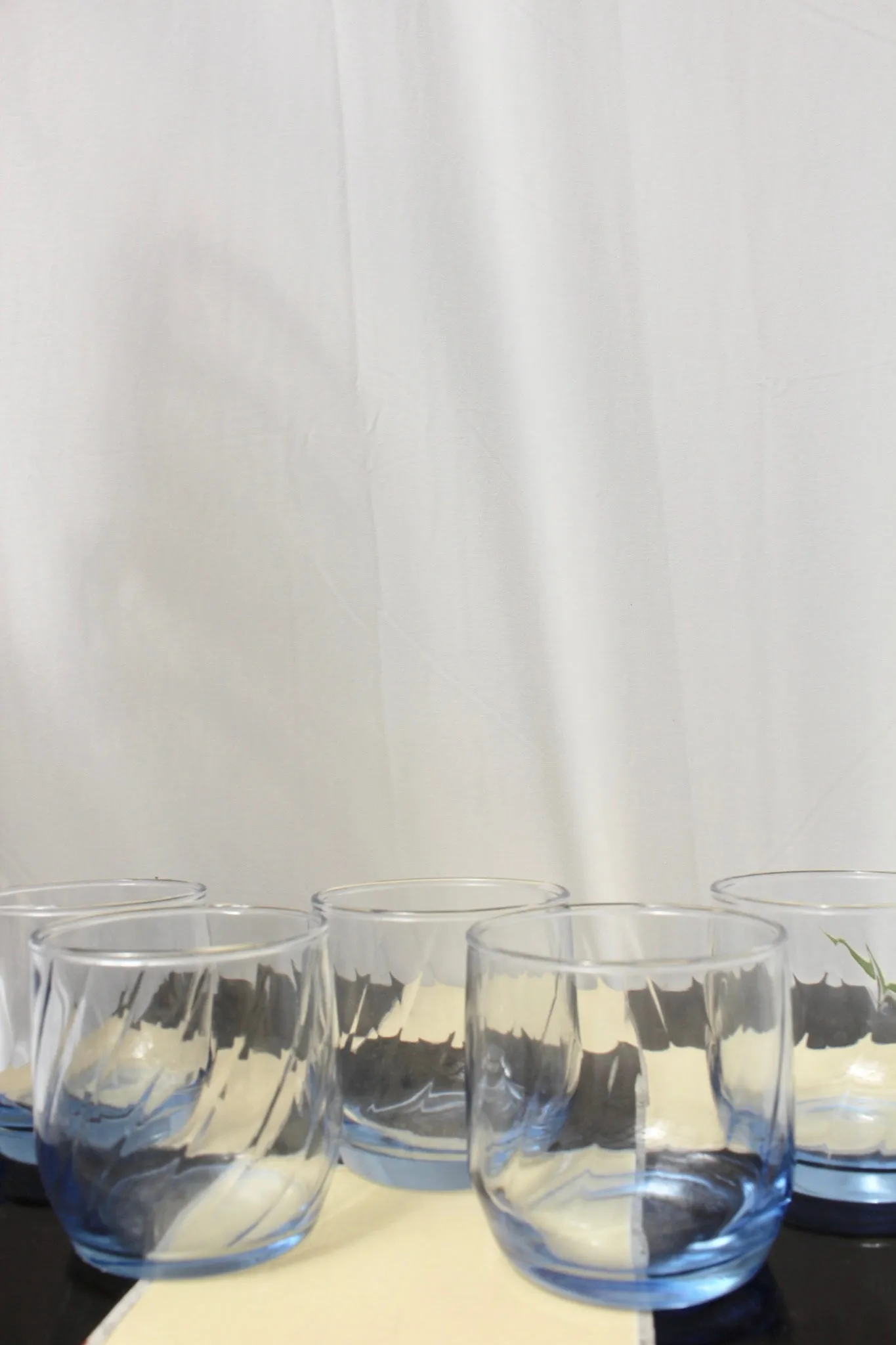 Vintage Sheer Cobalt Glasses (5)