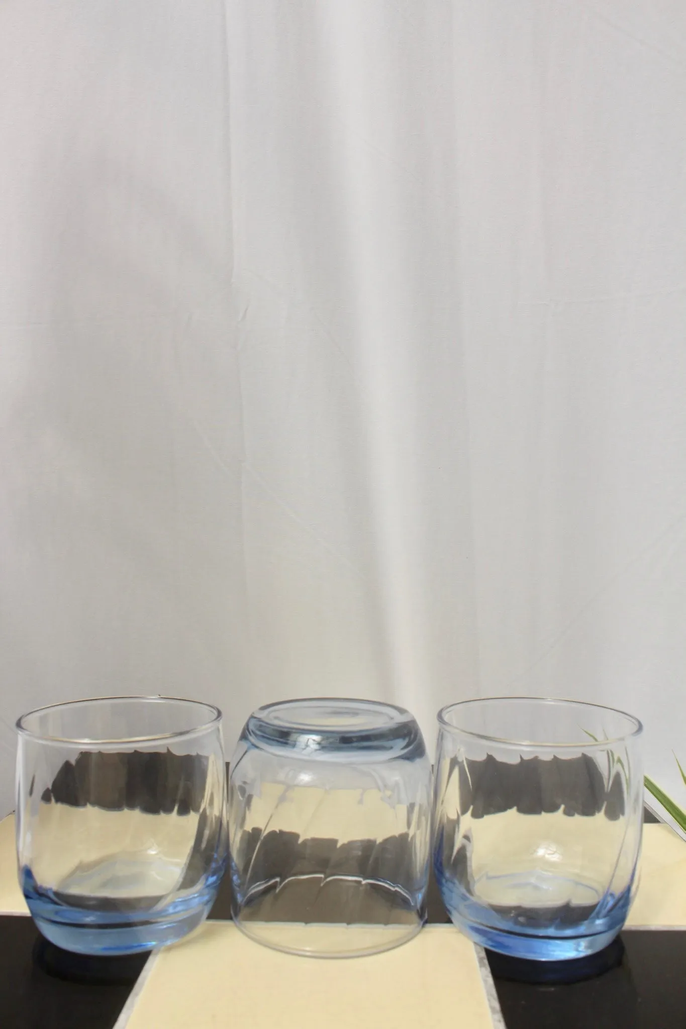 Vintage Sheer Cobalt Glasses (5)